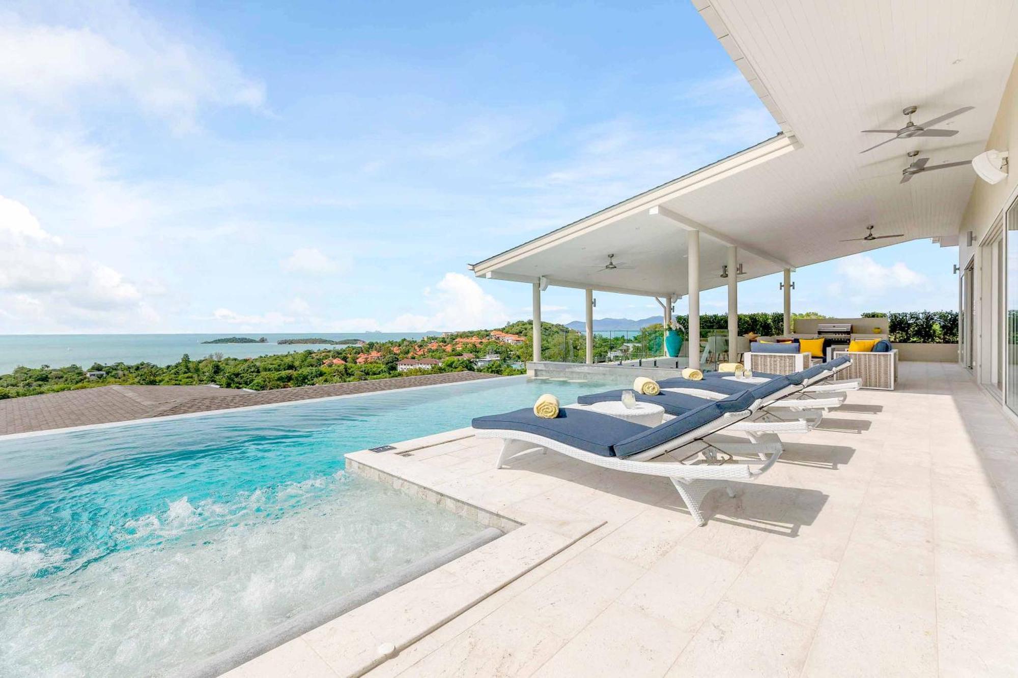 Sunset Estates - Samui Luxury Villas Choeng Mon Luaran gambar