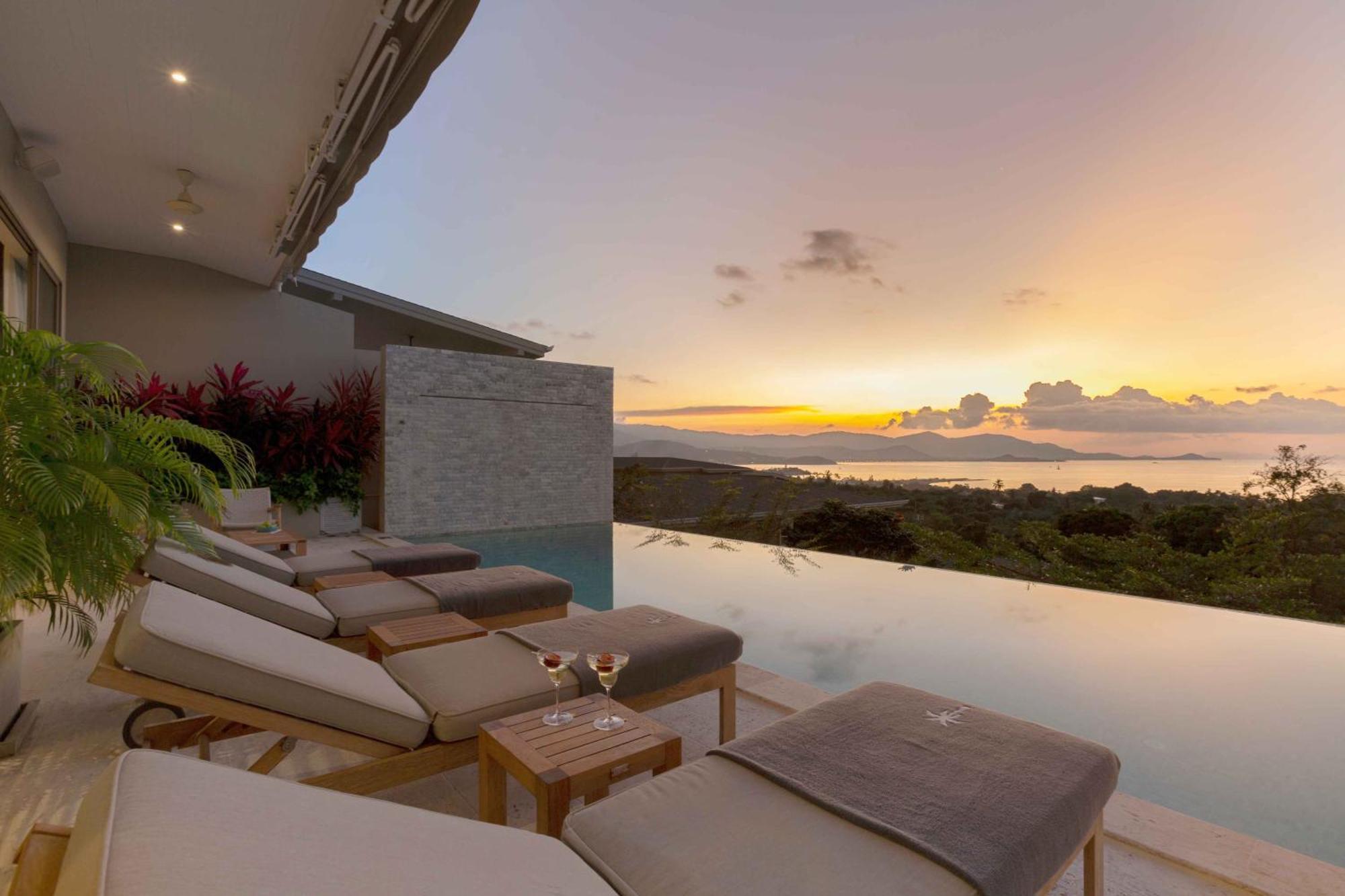Sunset Estates - Samui Luxury Villas Choeng Mon Luaran gambar